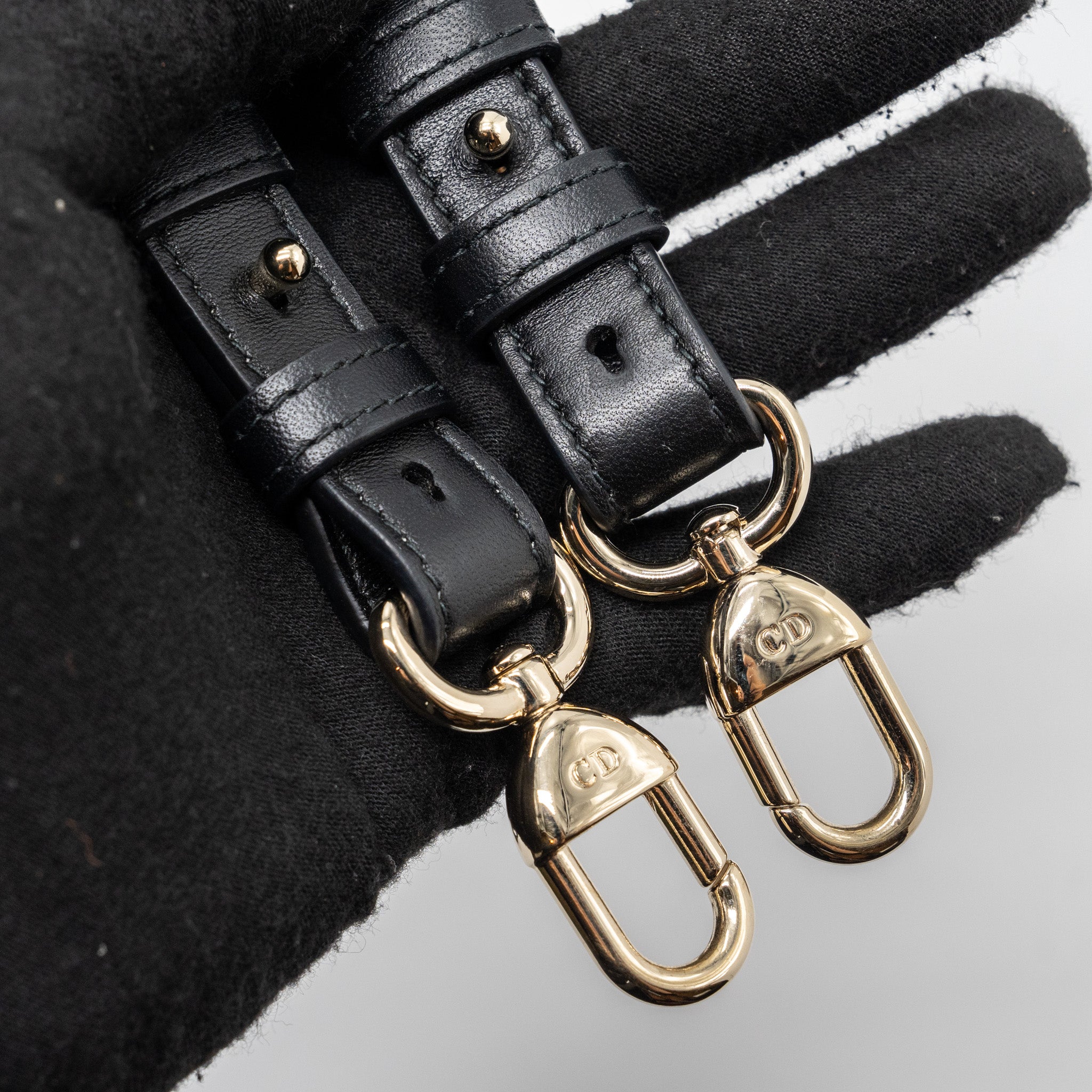 DIOR MY ABC DIOR SMALL LADY DIOR BAG LAMBSKIN BLACK LGHW