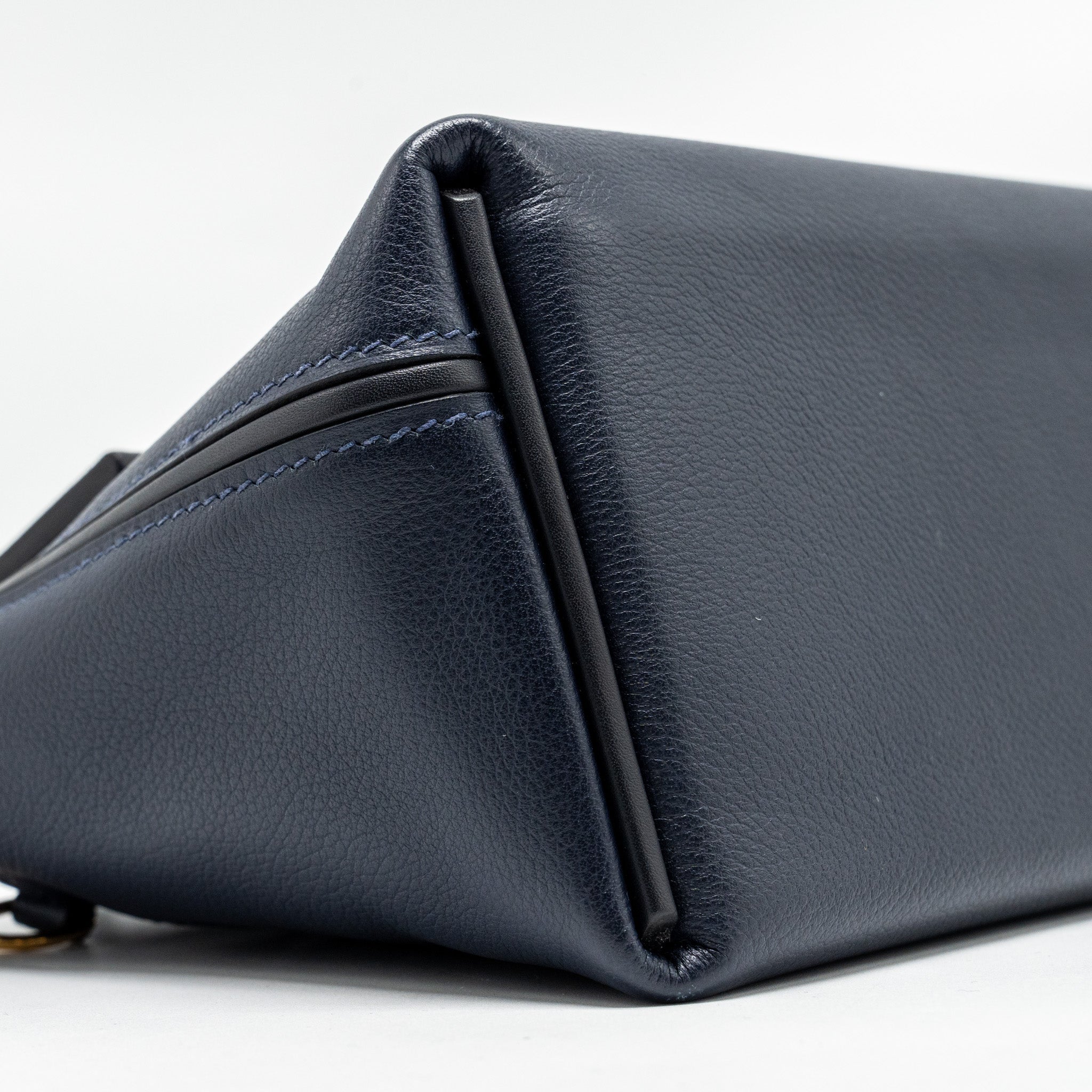 HERMES MINI 24/24 2424-21 BAG EVERCOLOR / SWIFT BLUE NUIT/CABAN/ZELLIGE  GHW
