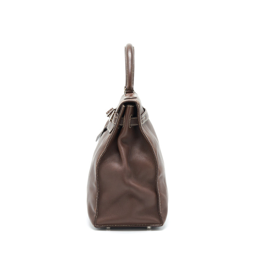 HERMES KELLY FLAT BAG SWIFT LEATHER