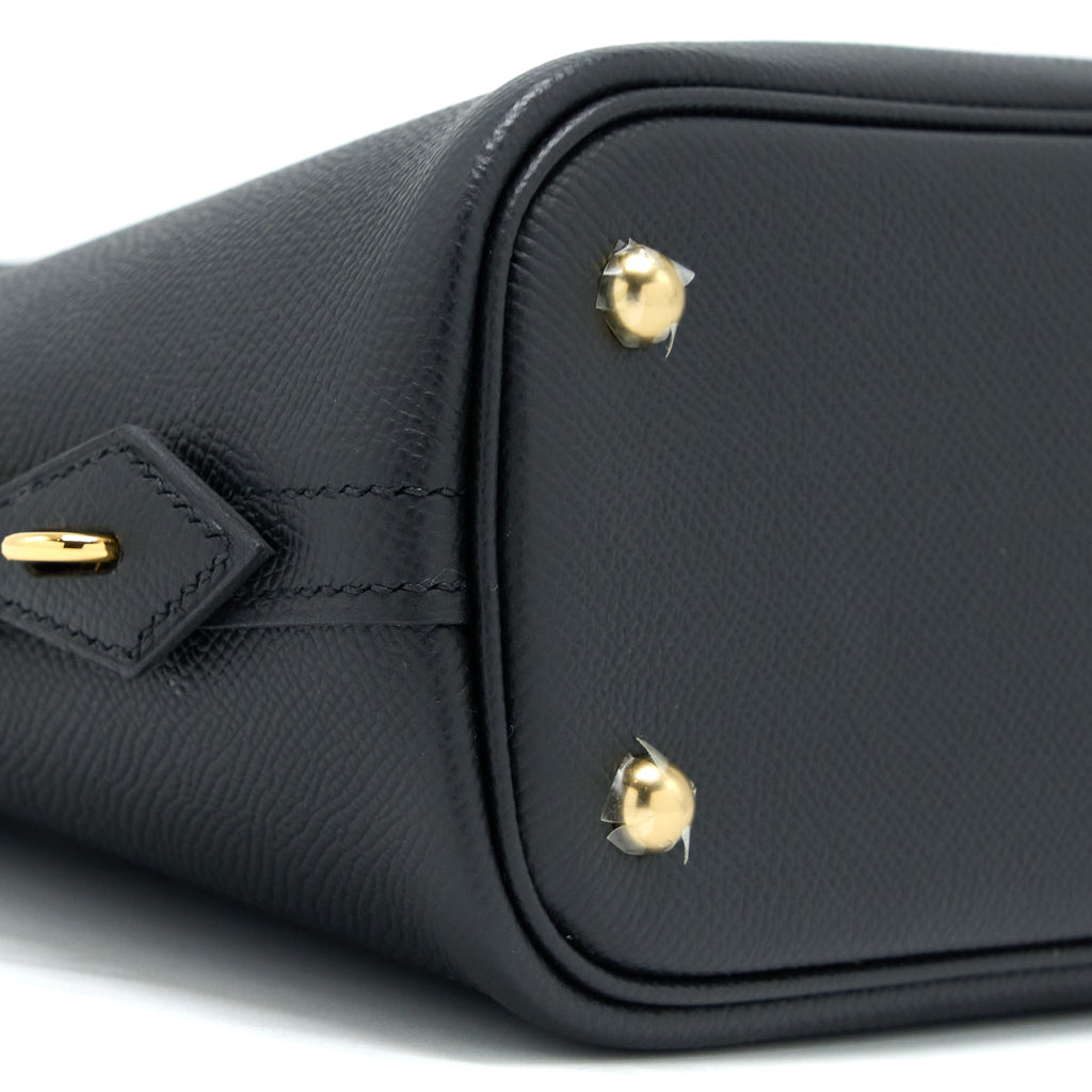 HERMES BOLIDE 1923 25 EPSOM BLACK GHW