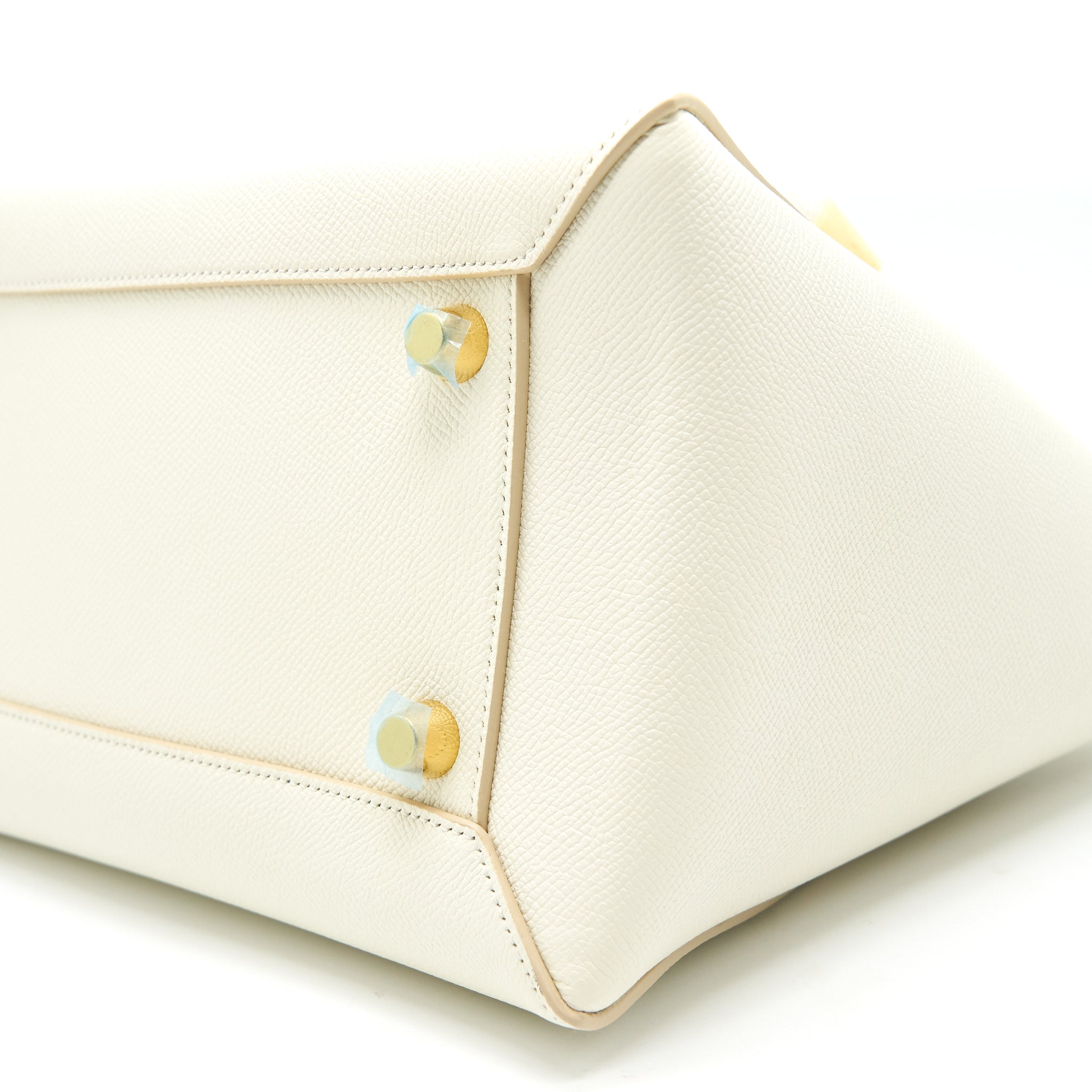 CELINE MINI BELT BAG WHITE WITH GHW