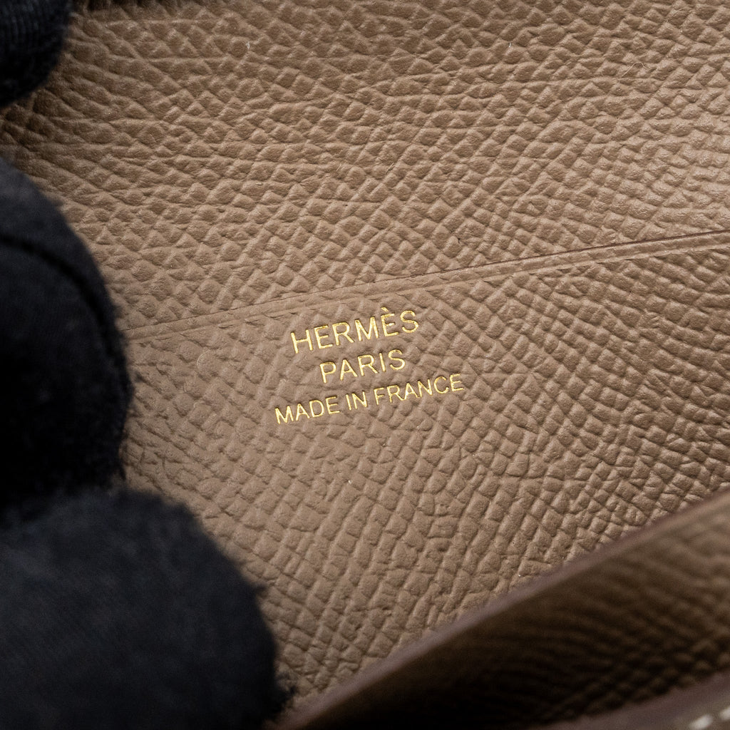 HERMES BEARN WALLET EPSOM ETOUPE GHW