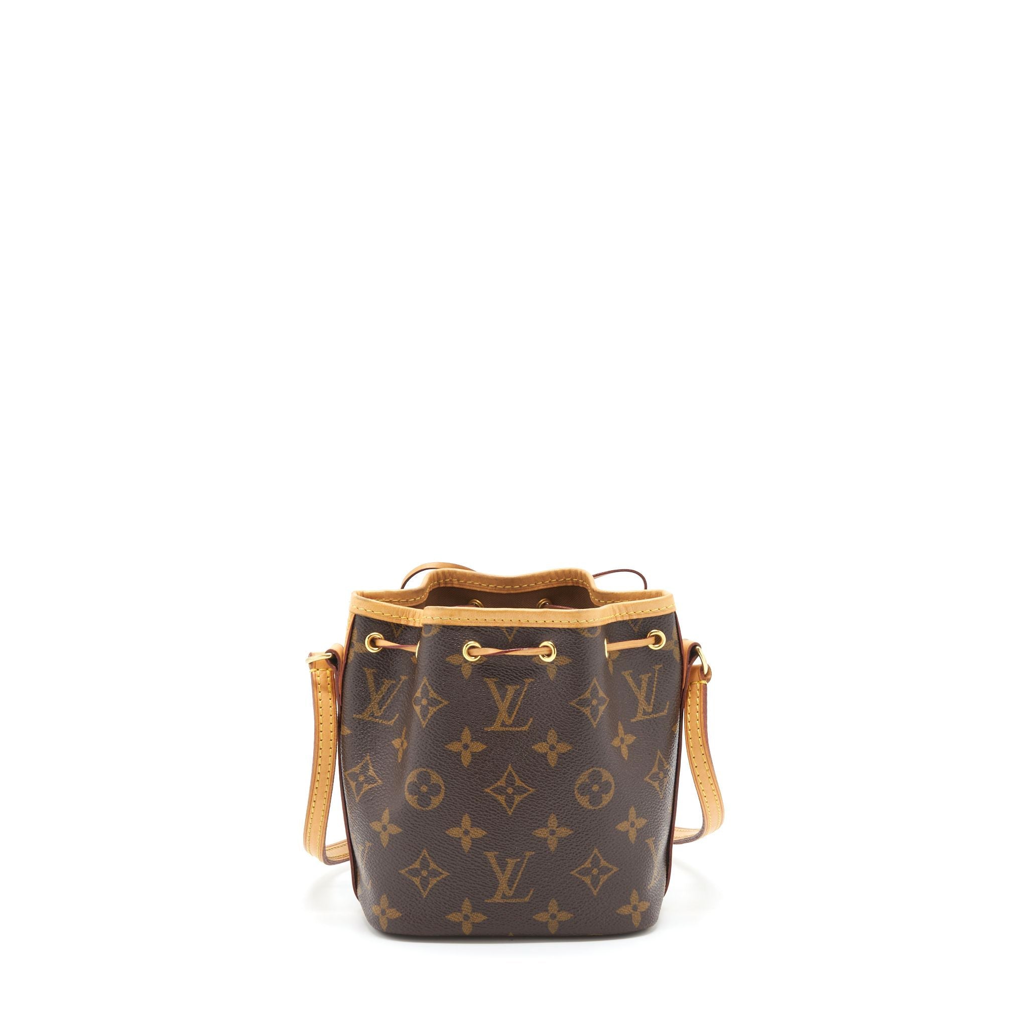 LOUIS VUITTON NANO NOE MONOGRAM CANVAS GHW