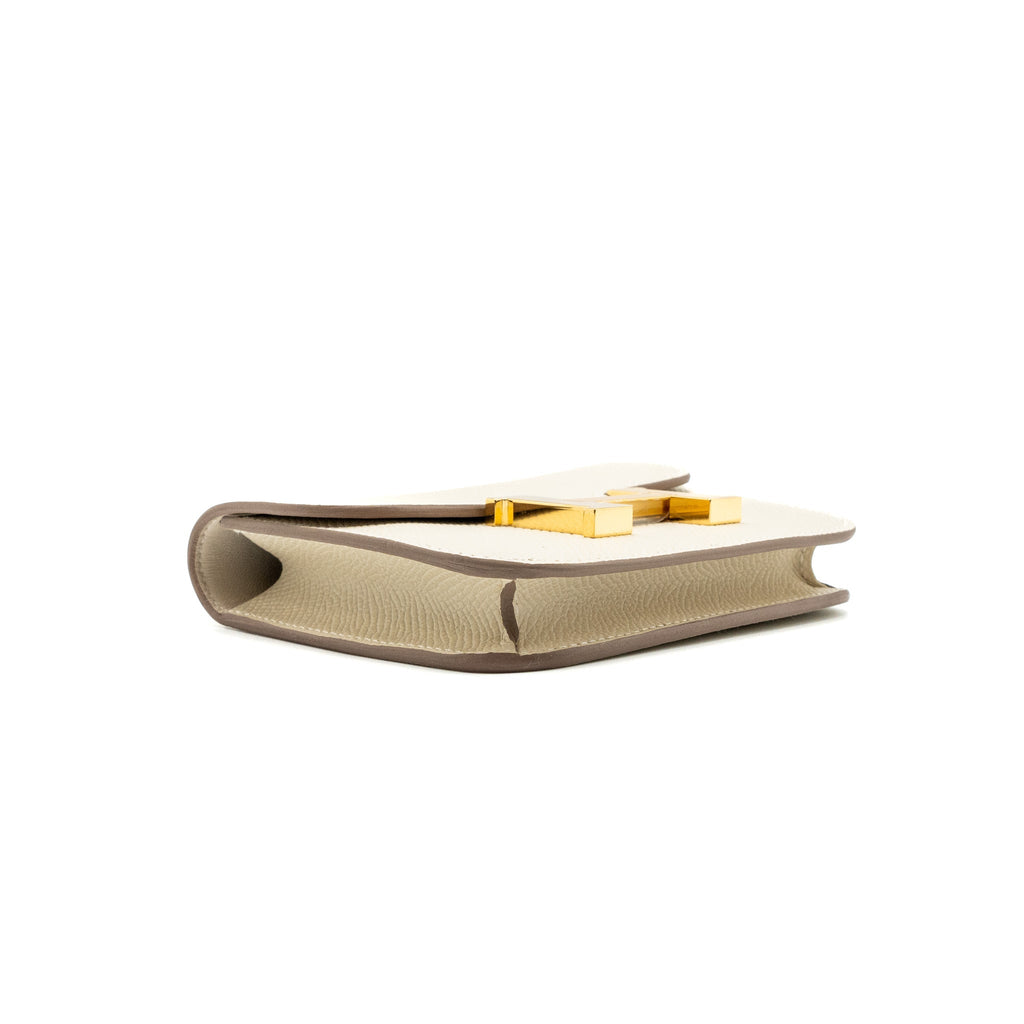 HERMES CONSTANCE SLIM EPSOM CRAIE GHW