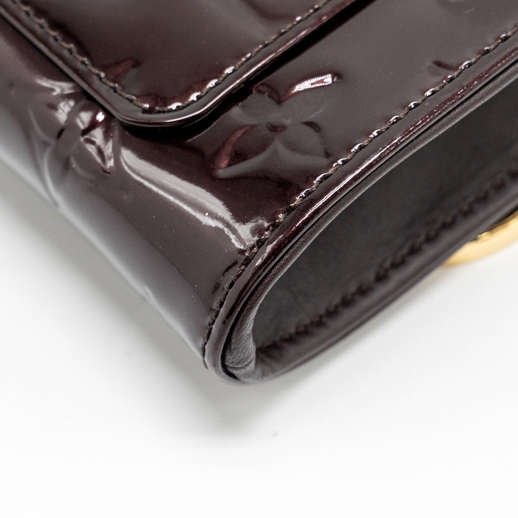LOUIS VUITTON ROSSMORE MM MONOGRAM VERNIS AMARANTE GHW