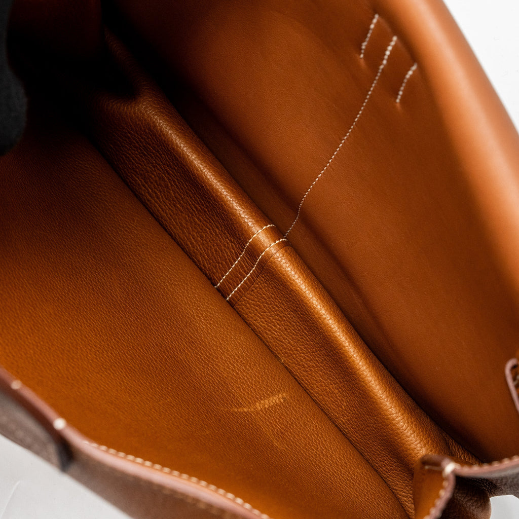 HERMES HALZAN 31 BARENIA FAUBOURG FAUVE GHW