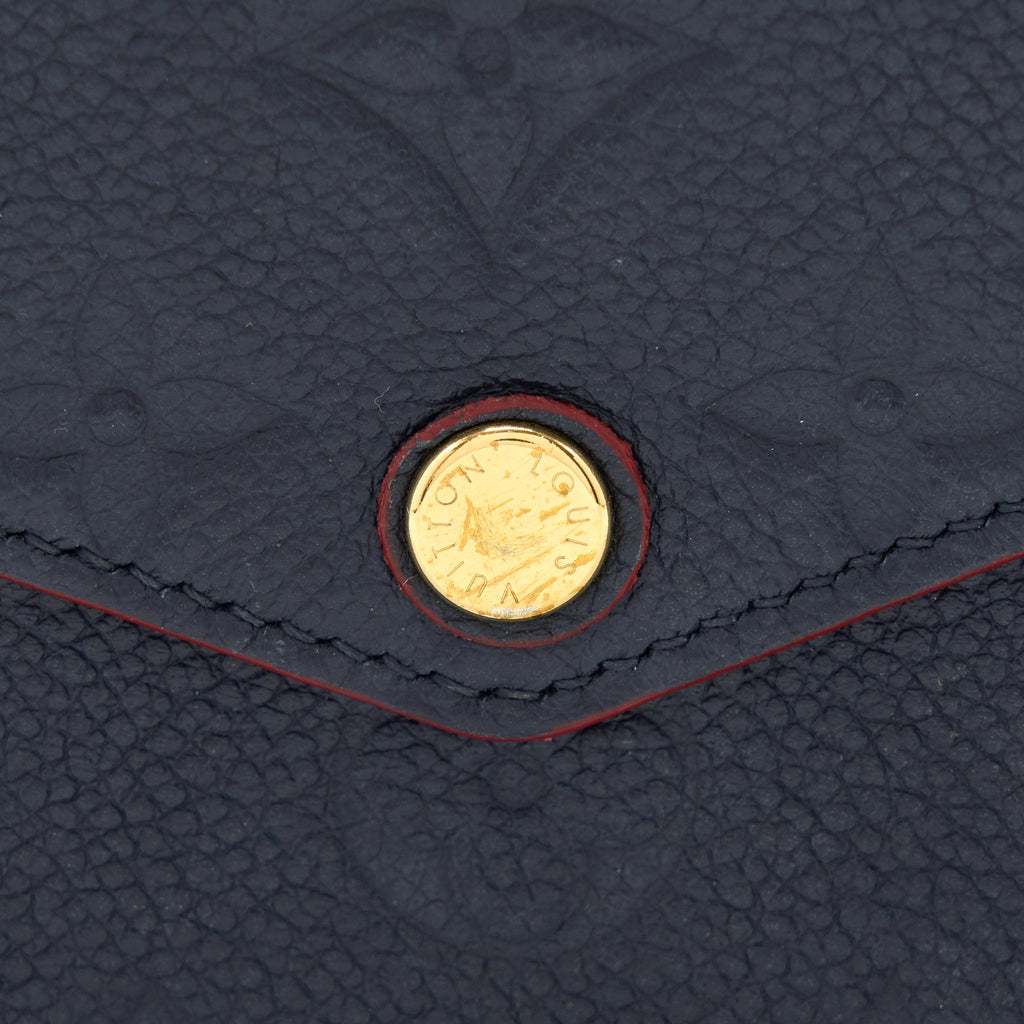 LOUIS VUITTON FELICIE POCHETTE MONOGRAM EMPREINTE NAVY GHW