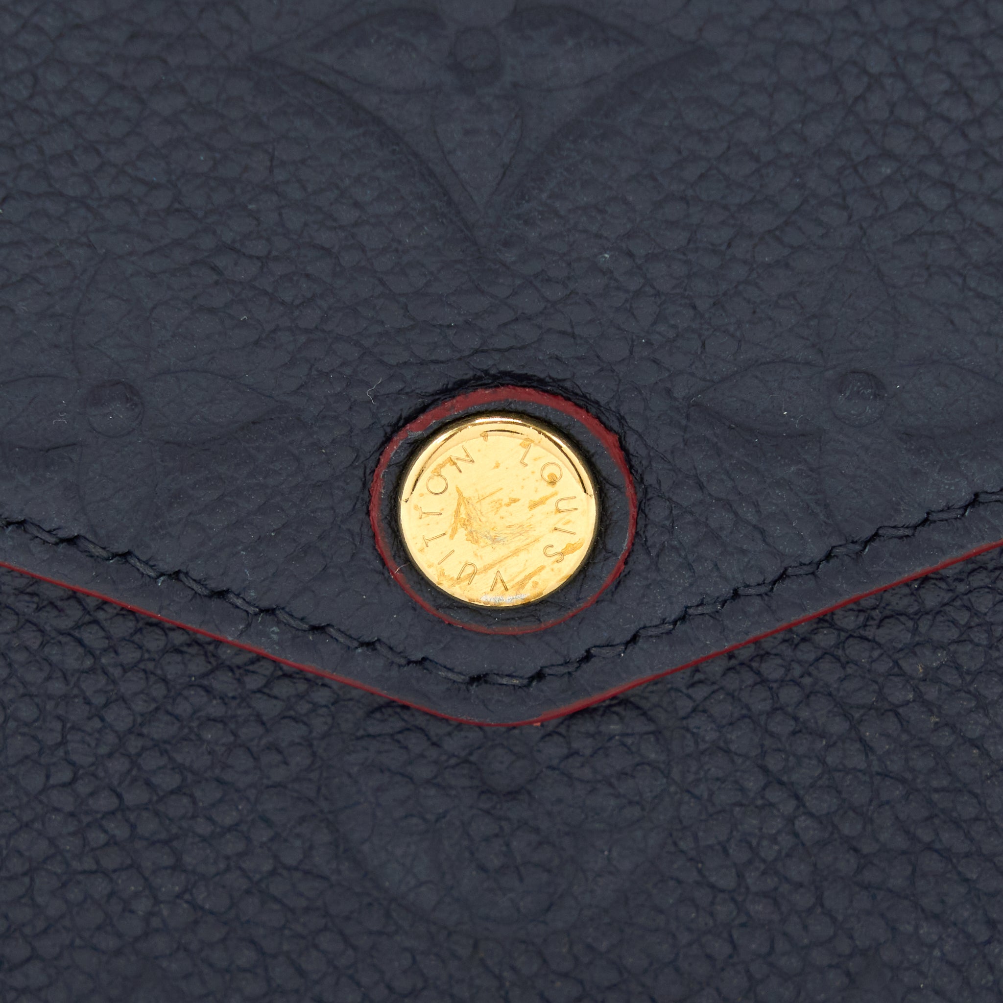 LOUIS VUITTON FELICIE POCHETTE MONOGRAM EMPREINTE NAVY GHW