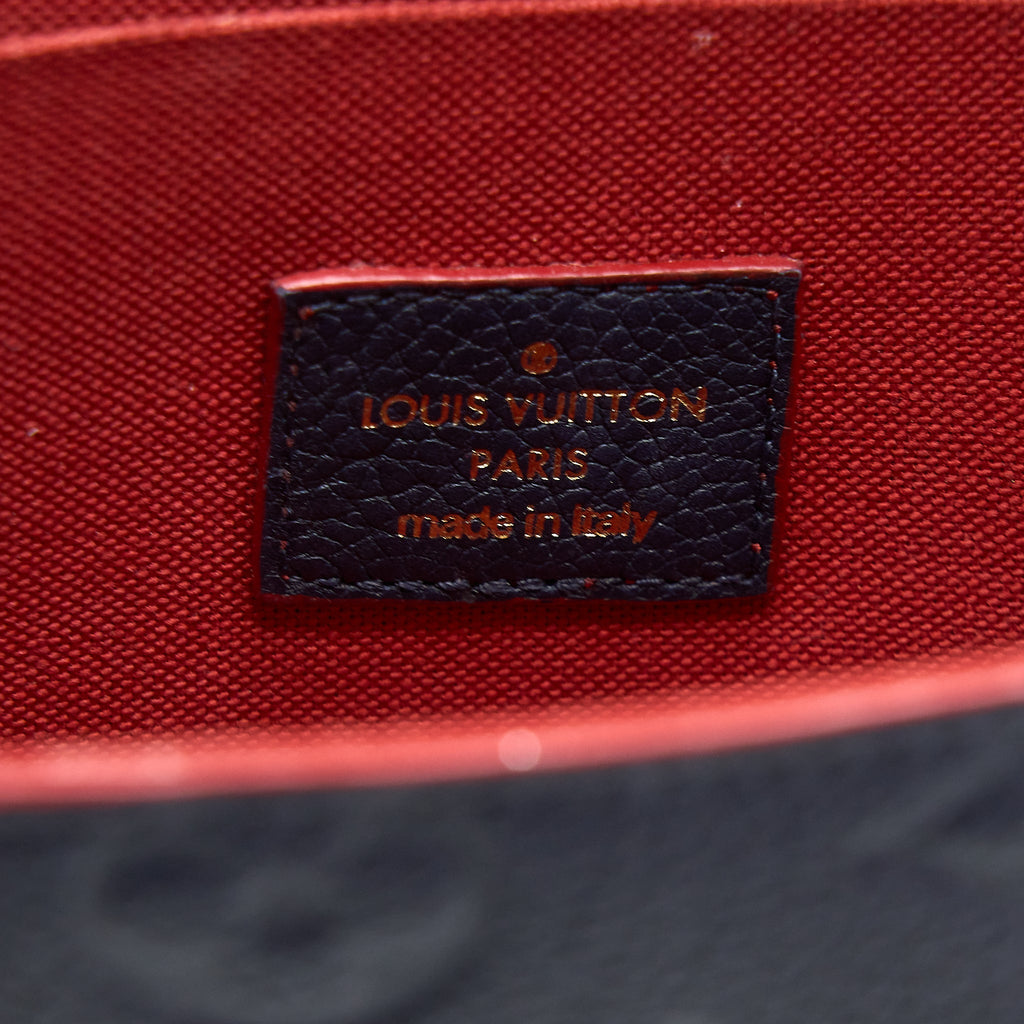 LOUIS VUITTON FELICIE POCHETTE MONOGRAM EMPREINTE NAVY GHW
