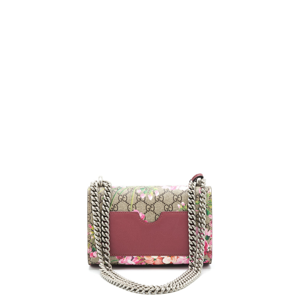 GUCCI SMALL PADLOCK GG PRINT PINK