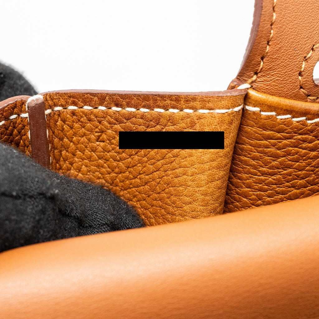 HERMES HALZAN 31 BARENIA FAUBOURG FAUVE GHW