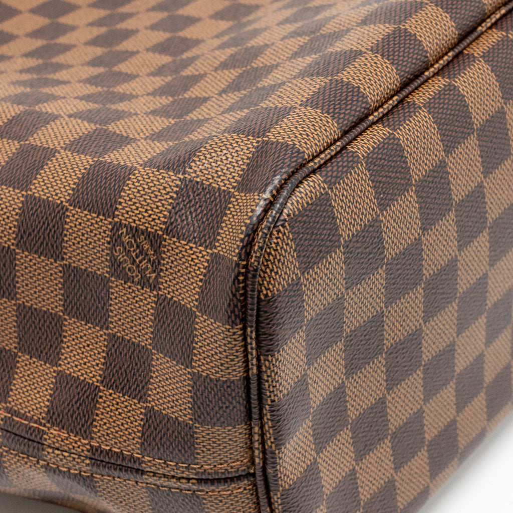 LOUIS VUITTON NEVERFULL MM DAMIER EBENE CANVAS GHW