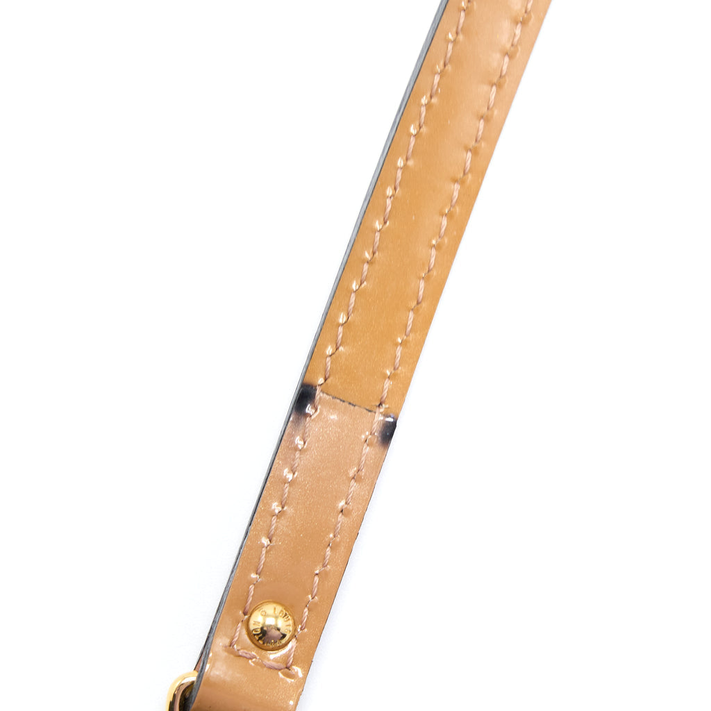 LOUIS VUITTON ALMA BB PATENT DARK BEIGE GHW