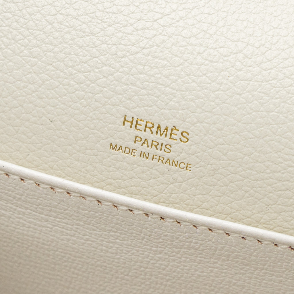 HERMES MINI ROULIS EVERCOLOR BLANC LGHW