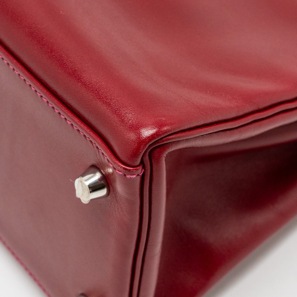 HERMES KELLY 32 BOX RUBIS/ROSE TYRIEN SHW