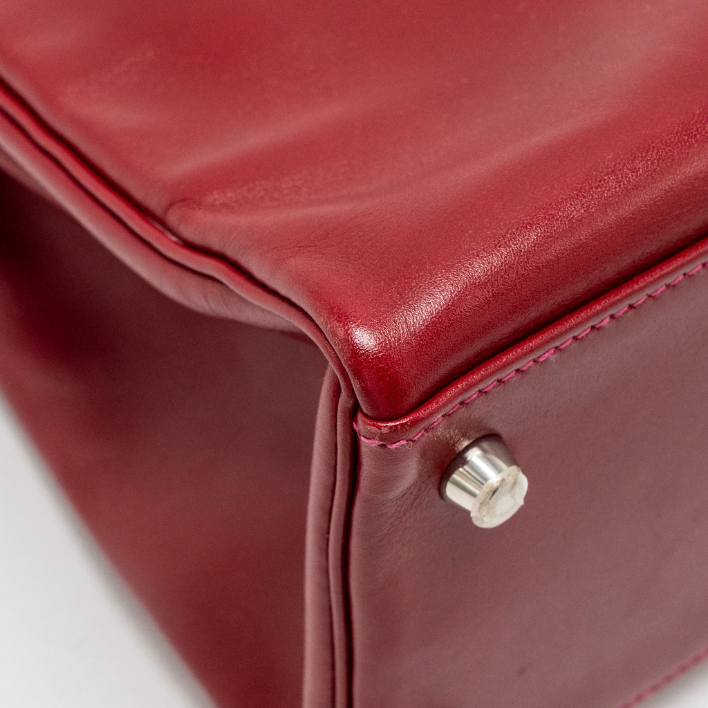 HERMES KELLY 32 BOX RUBIS/ROSE TYRIEN SHW