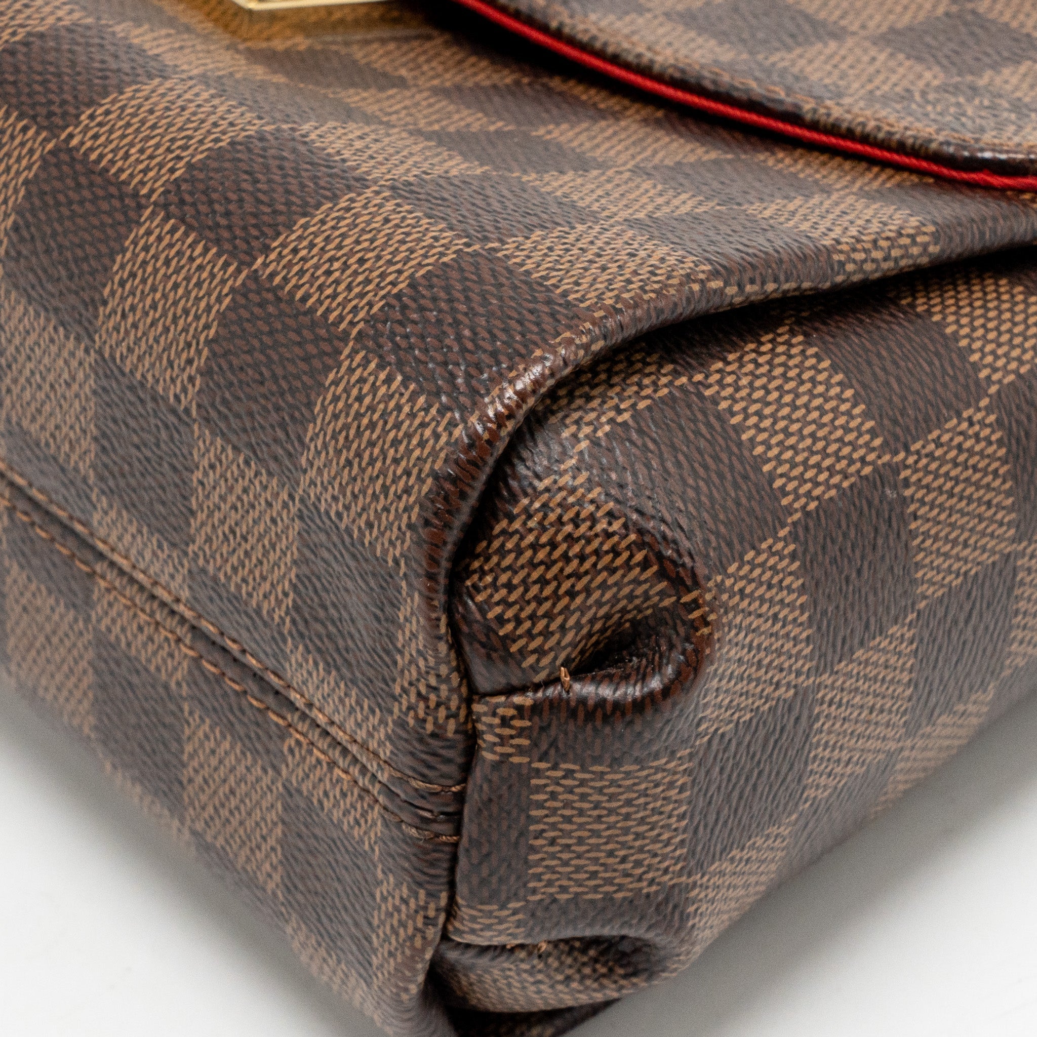 LOUIS VUITTON CROISETTE DAMIER EBENE CANVAS GHW