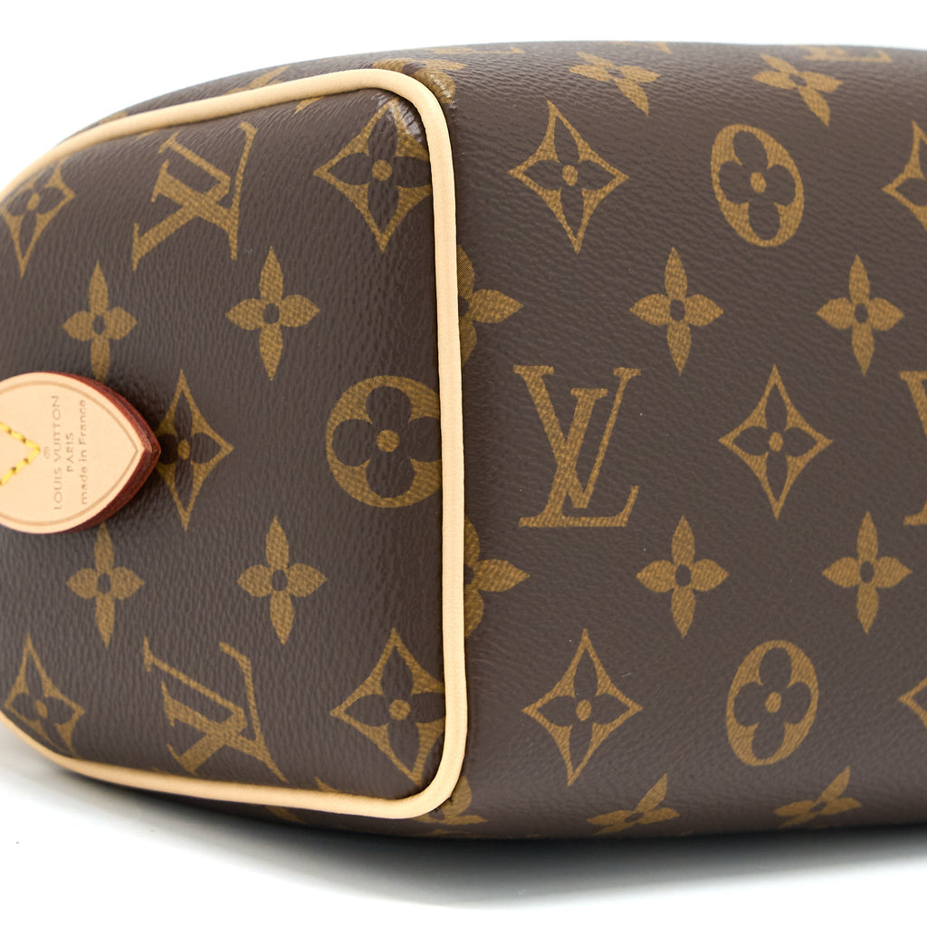 LOUIS VUITTON SPEEDY BANDOULIERE 20 MONOGRAM CANVAS FUCHSIA STRAP GHW