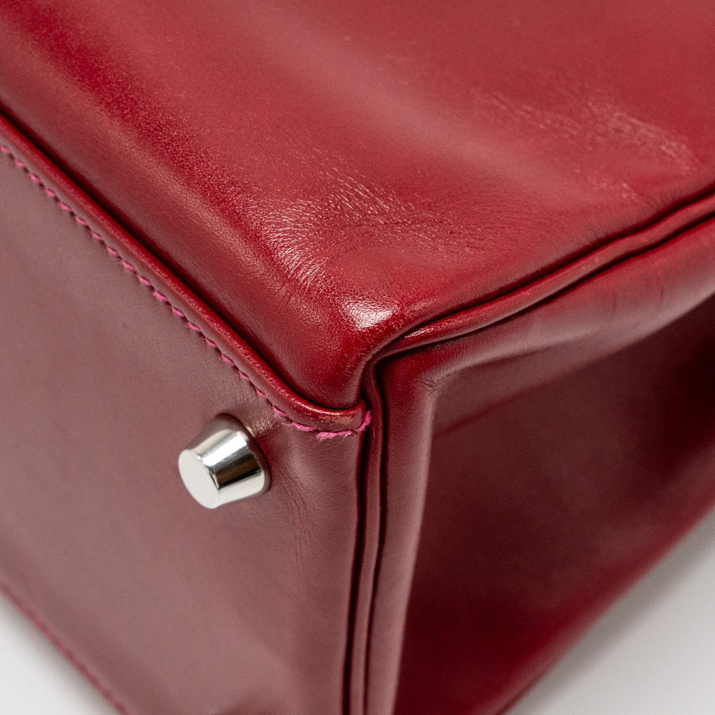 HERMES KELLY 32 BOX RUBIS/ROSE TYRIEN SHW
