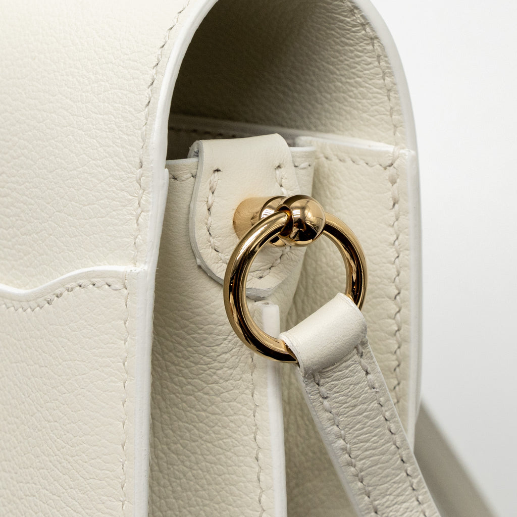 HERMES MINI ROULIS EVERCOLOR BLANC LGHW