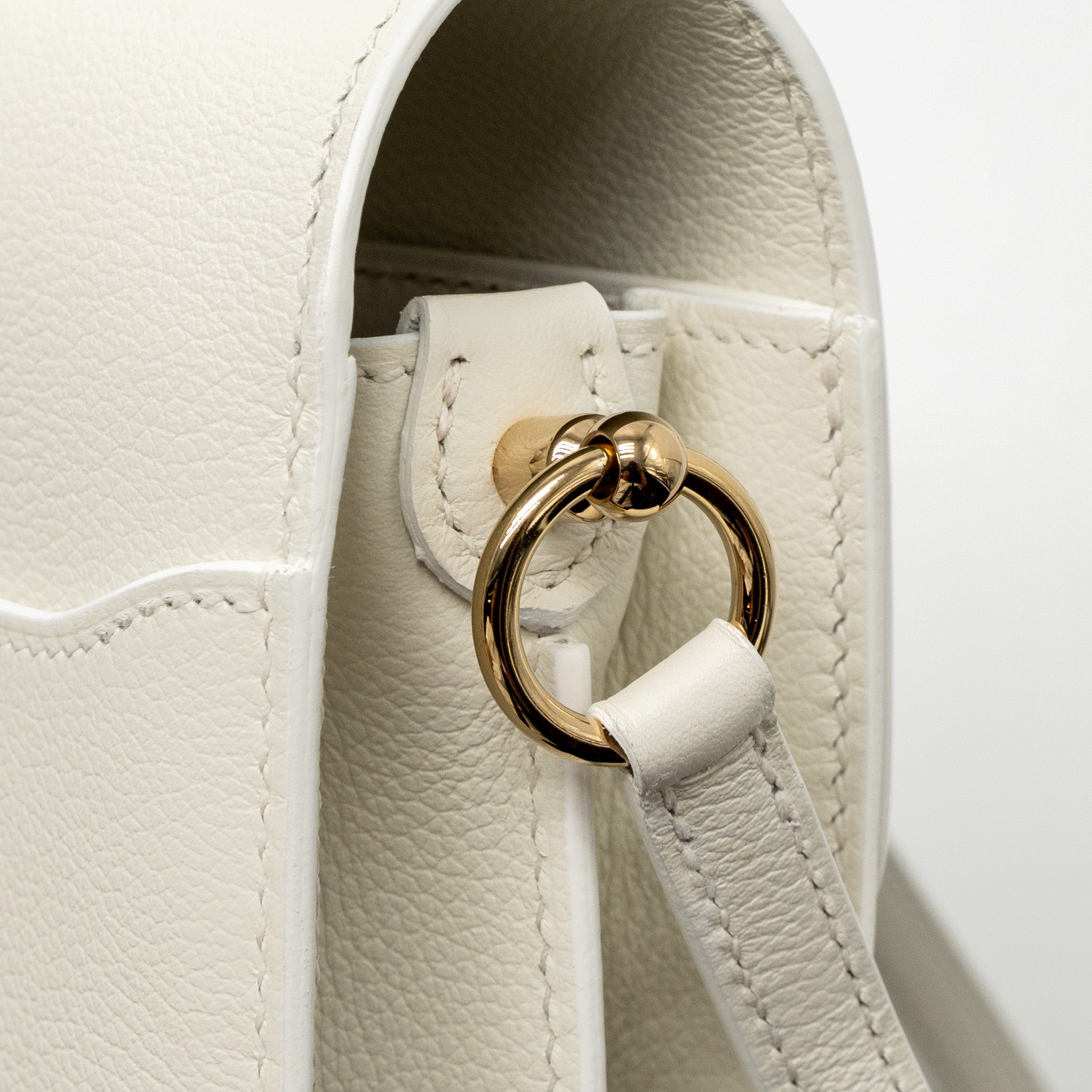 HERMES MINI ROULIS EVERCOLOR BLANC LGHW