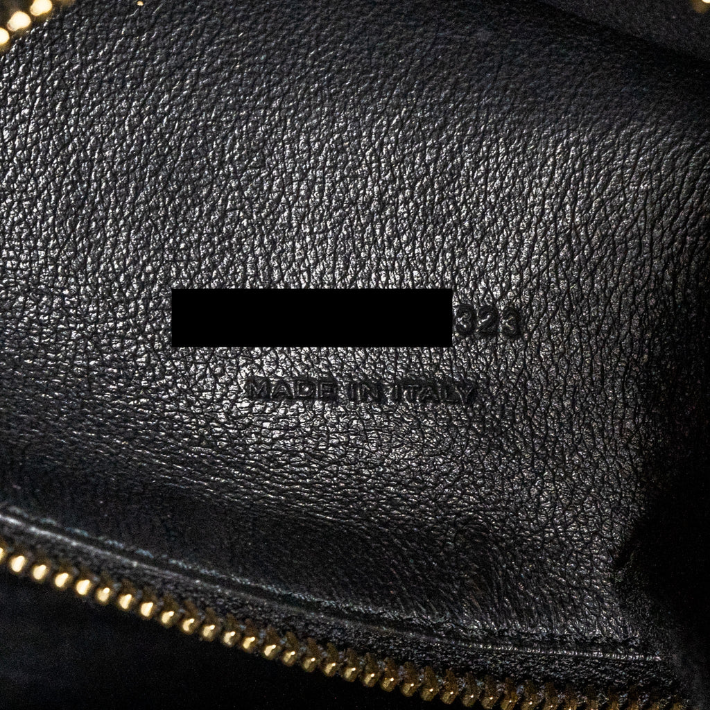 SAINT LAURENT/YSL LE 5 A 7 SUPPLE LARGE SMOOTH CALFSKIN BLACK GHW
