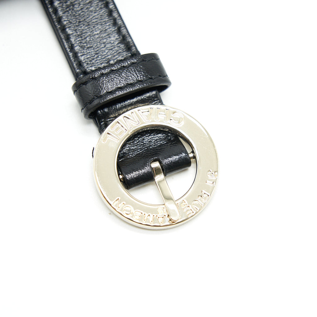 CHANEL ZIPPED COIN PURSE BRACELETS IN SHINY LAMBSKIN