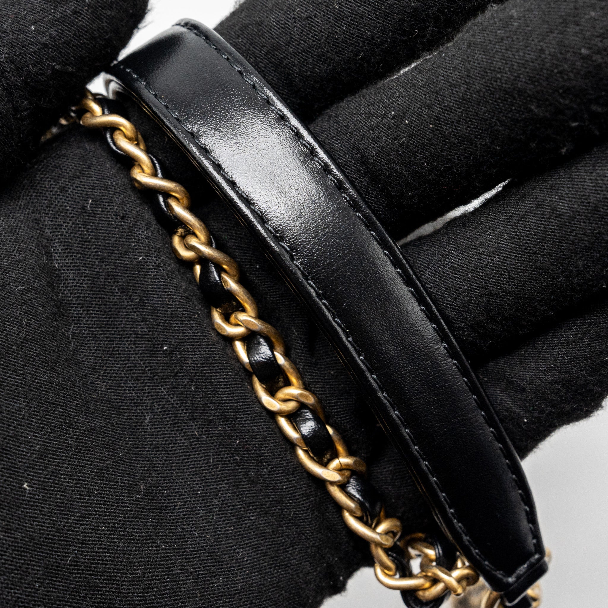 CHANEL SMALL COCO HANDLE LIMITED EDITION SMOOTH CALFSKIN BLACK GHW(MICROCHIP)