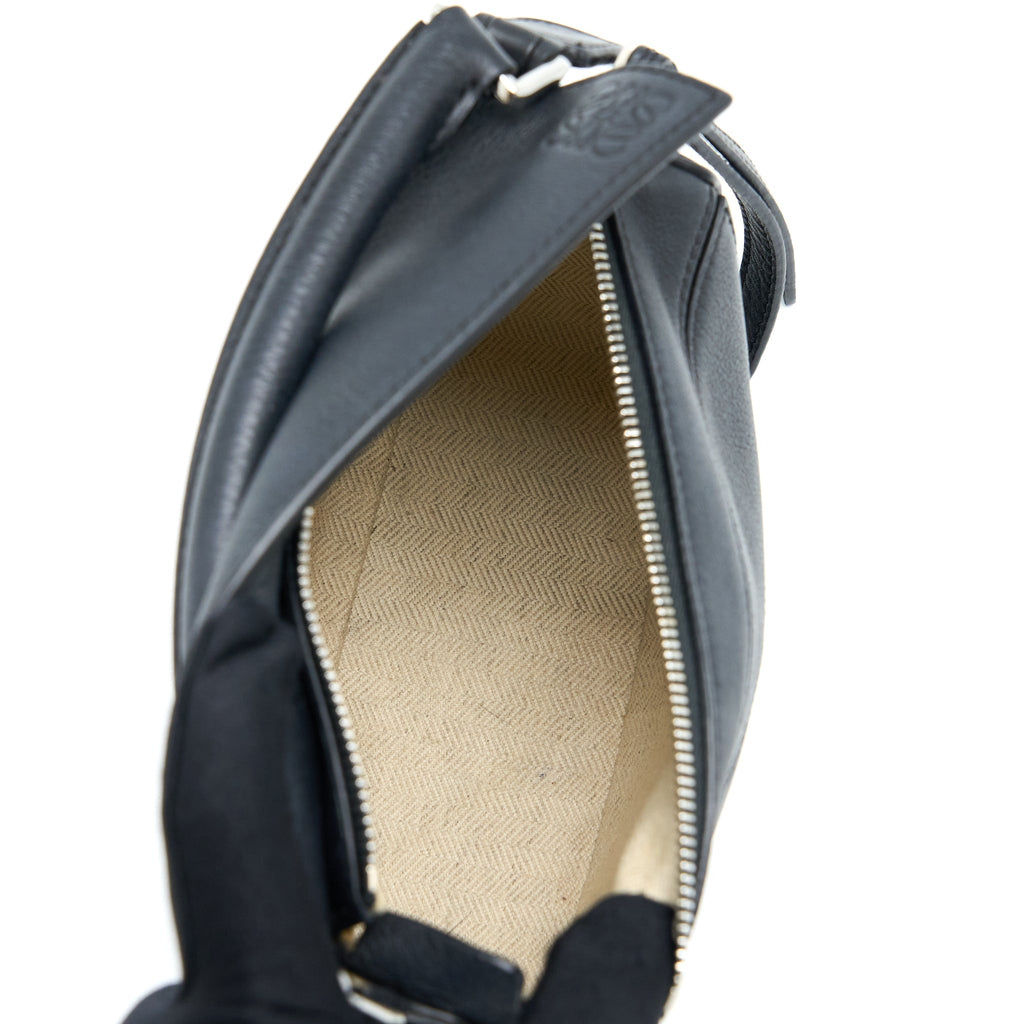 LOEWE MINI PUZZLE CALFSKIN BLACK SHW