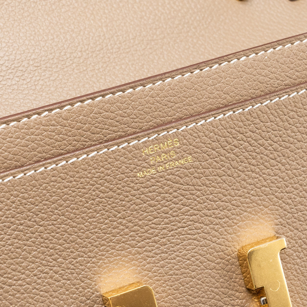 HERMES CONSTANCE TO GO EVERCOLOR ETOUPE GHW