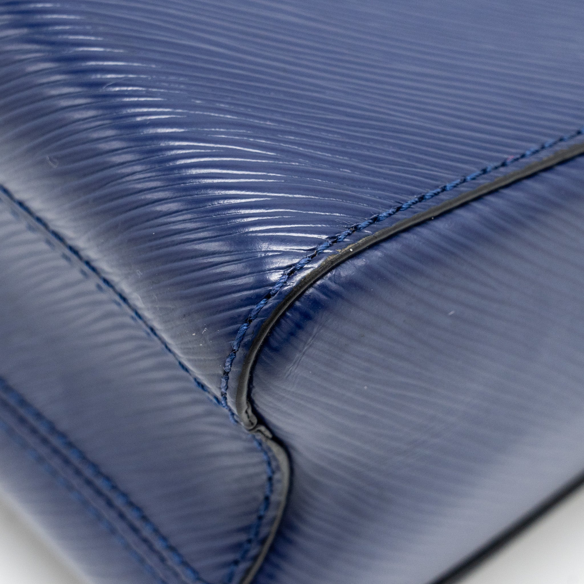 LOUIS VUITTON NIGHT BIRD LADIES TWIST MM BAG EPI/SEQUIN NAVY GHW