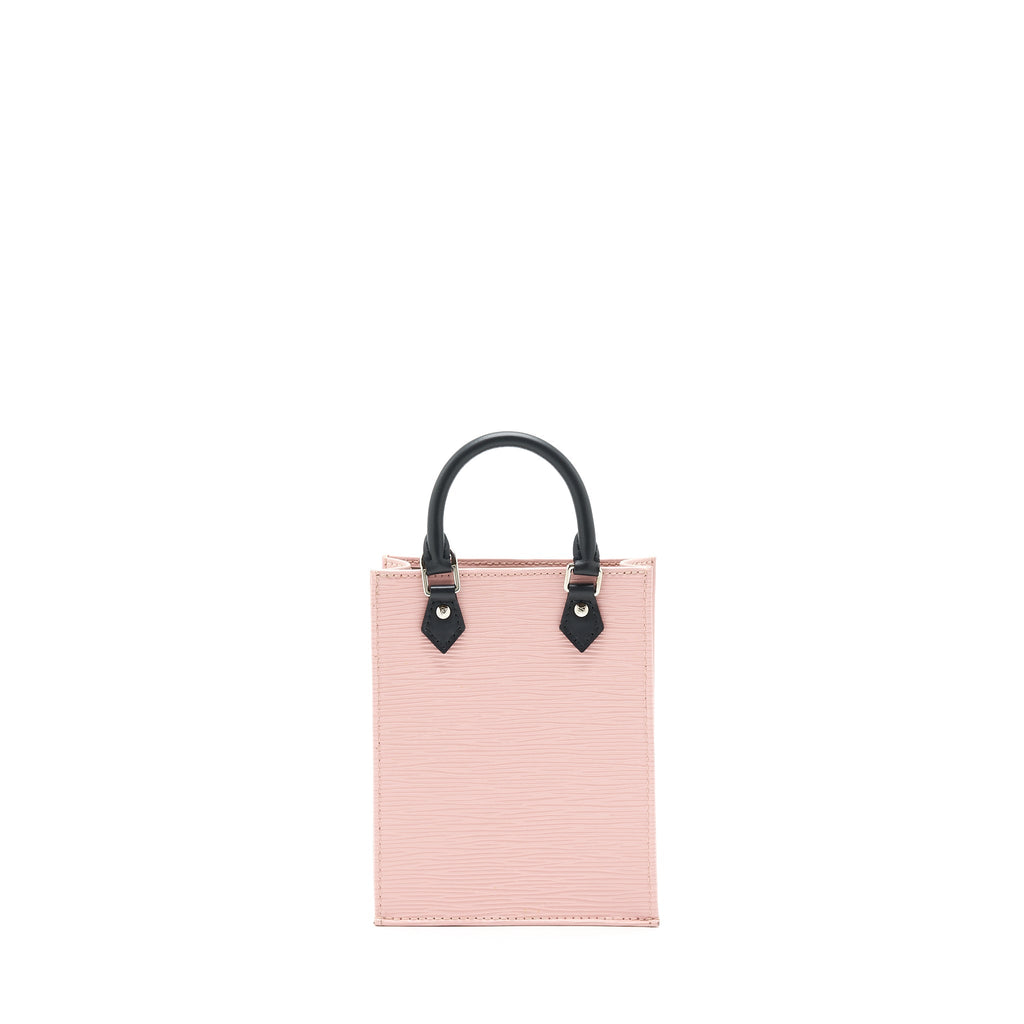 LOUIS VUITTON PETIT SAC PLAT EPI LIGHT PINK/BLACK SHW