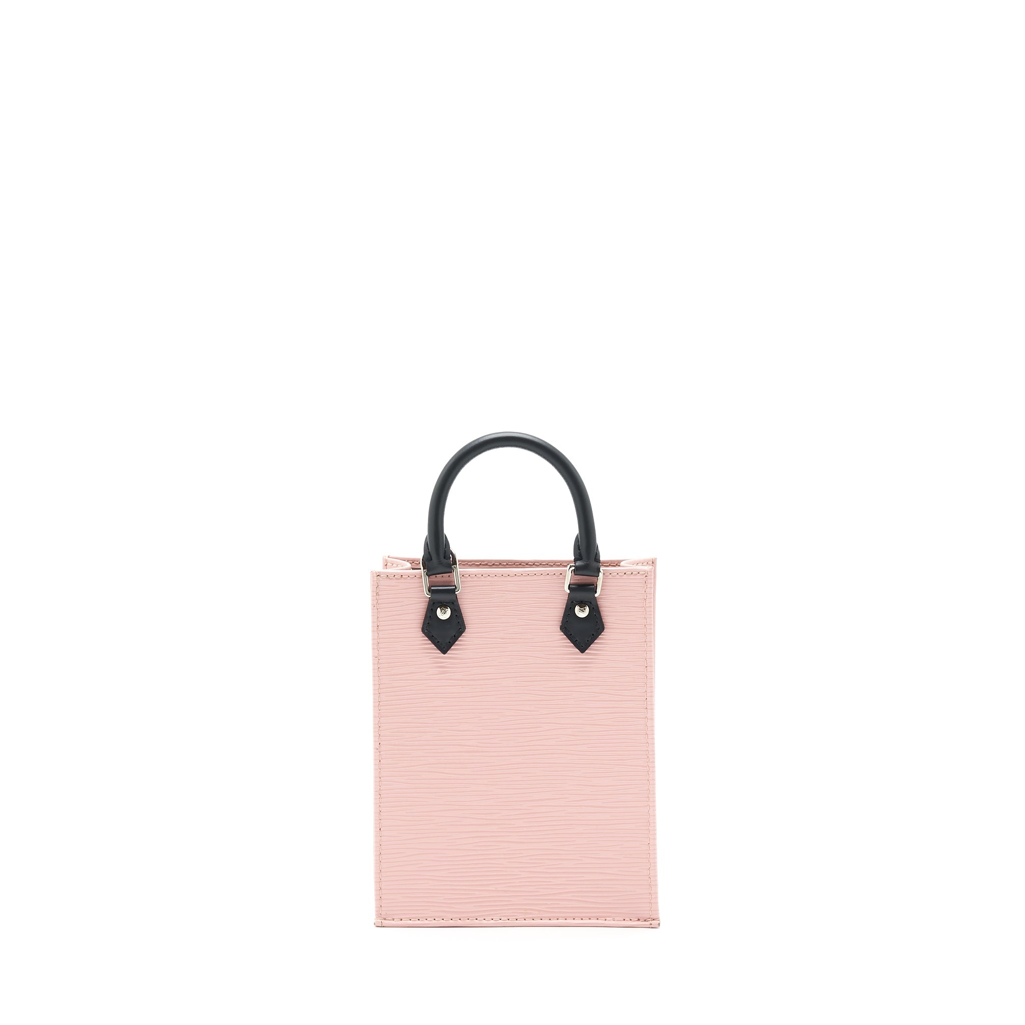 LOUIS VUITTON PETIT SAC PLAT EPI LIGHT PINK/BLACK SHW