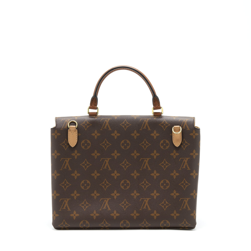LOUIS VUITTON MARIGNAN TOP HANDLE BAG SESAME MONOGRAM CANVAS GHW