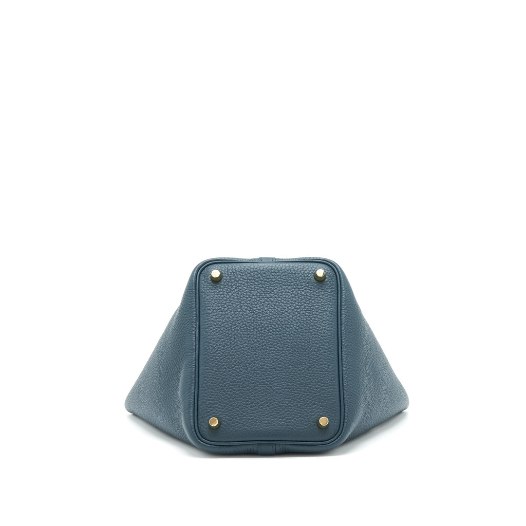 HERMES PICOTIN 18 LOCK BAG CLEMENCE 6O VERT CYPRESS GHW