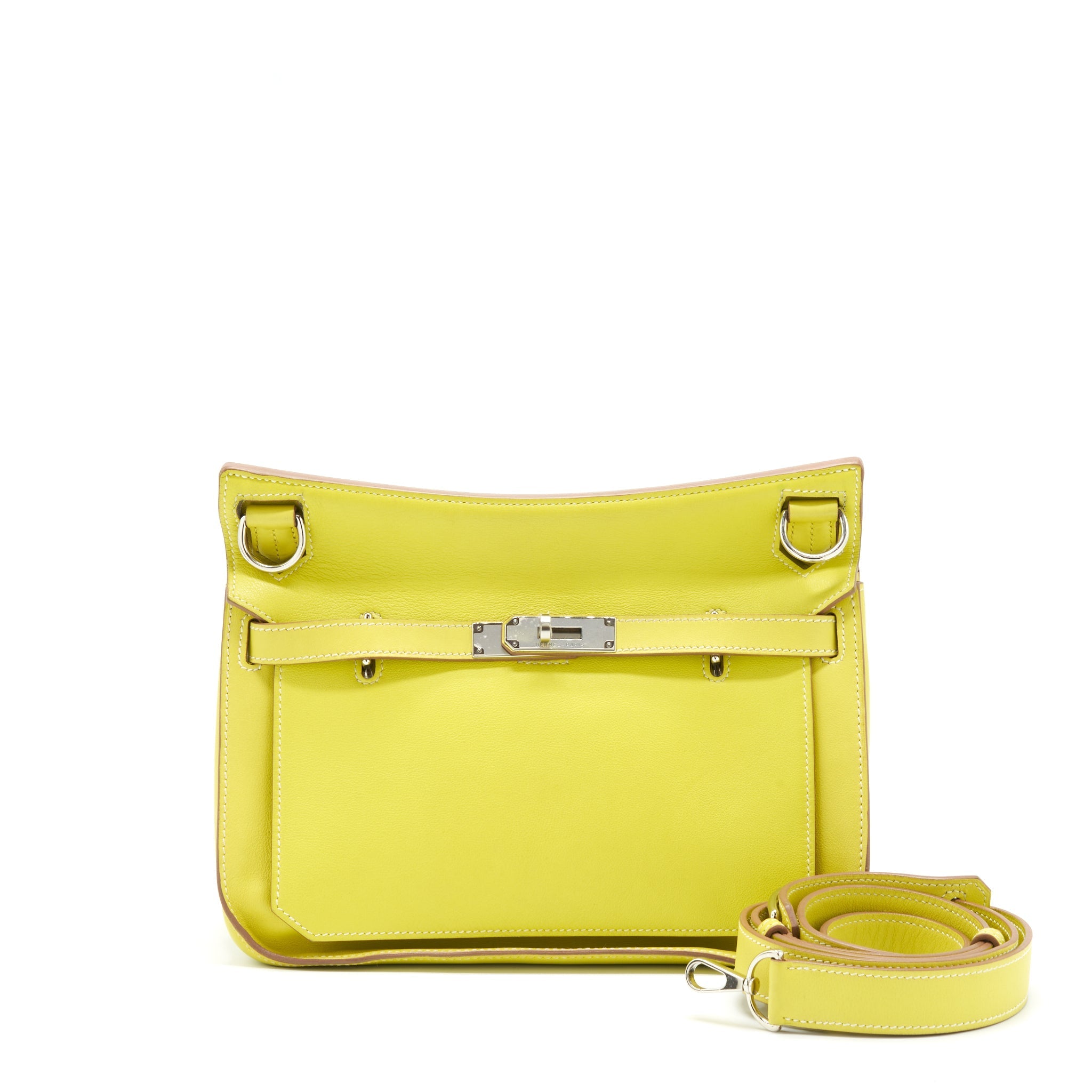 HERMES JYPSIERE 28 EVERCOLOR LIME SHW