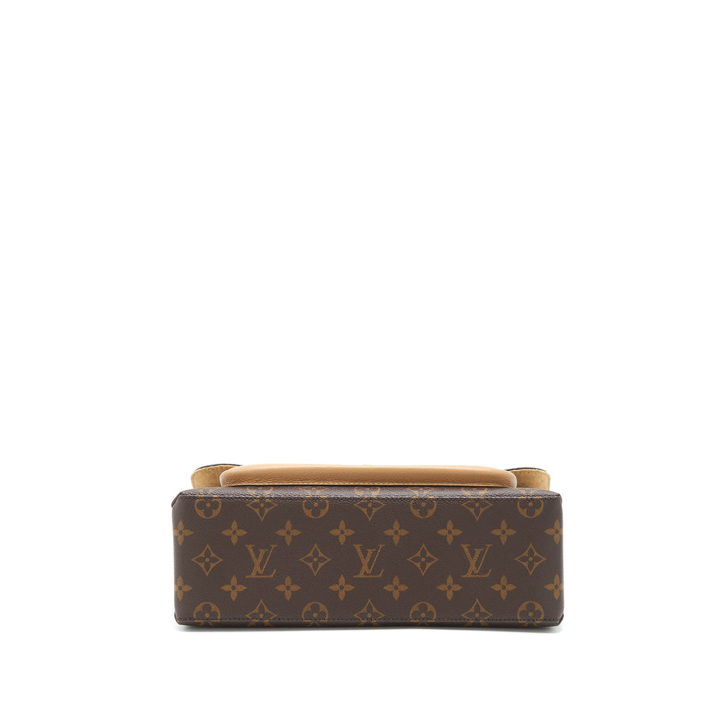 LOUIS VUITTON MARIGNAN TOP HANDLE BAG SESAME MONOGRAM CANVAS GHW