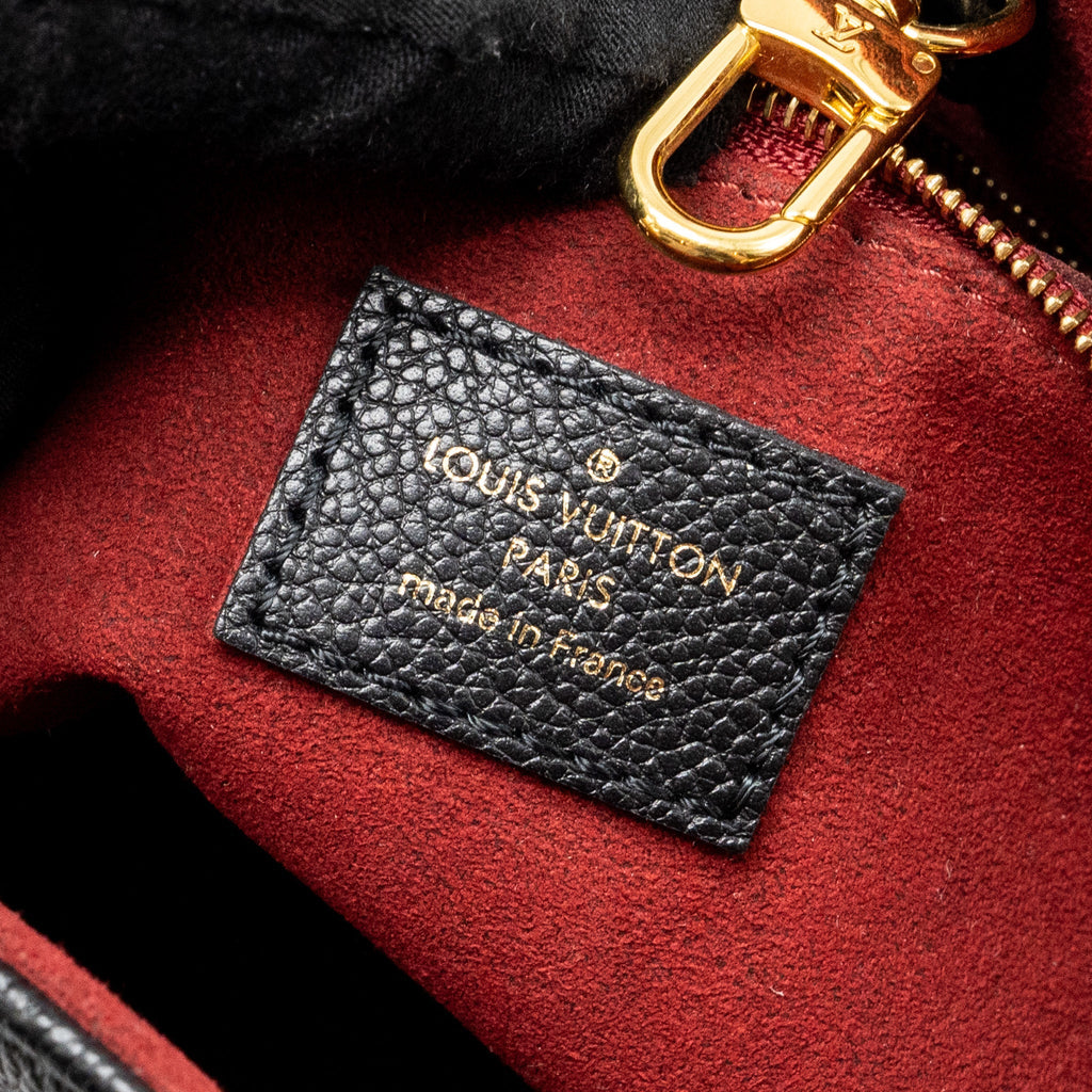 LOUIS VUITTON ONTHEGO PM BICOLOUR MONOGRAM EMPREINTE BLACK/BEIGE GHW