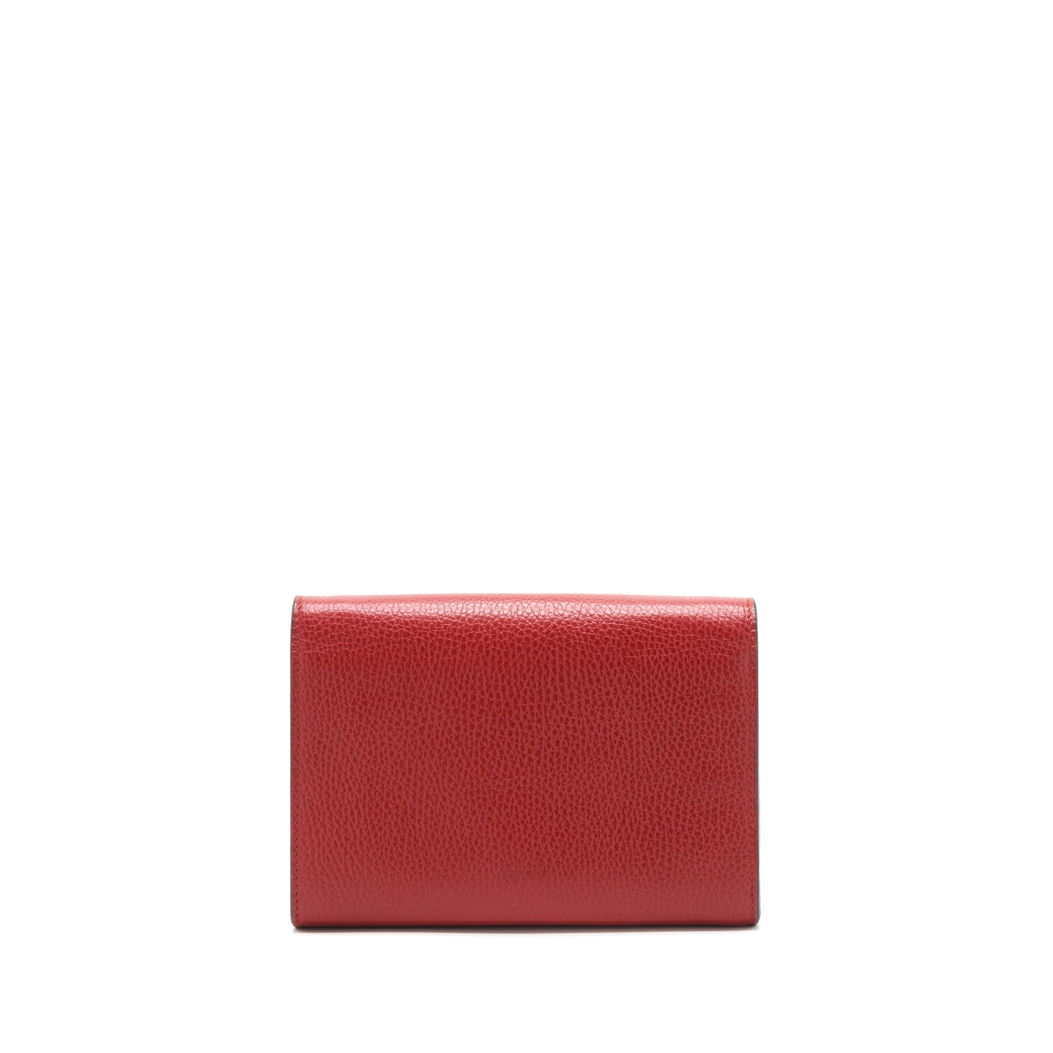 GUCCI DIONYSUS LEATHER MINI CHAIN RED BAG GOLD AND SILVER HARDWARE