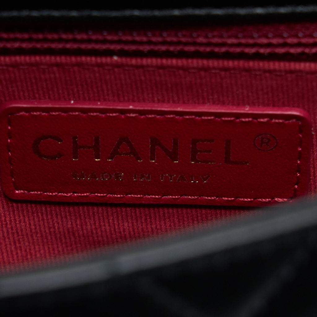 CHANEL MY PERFECT MINI FLAP BAG BLACK GHW (MICROCHIP)