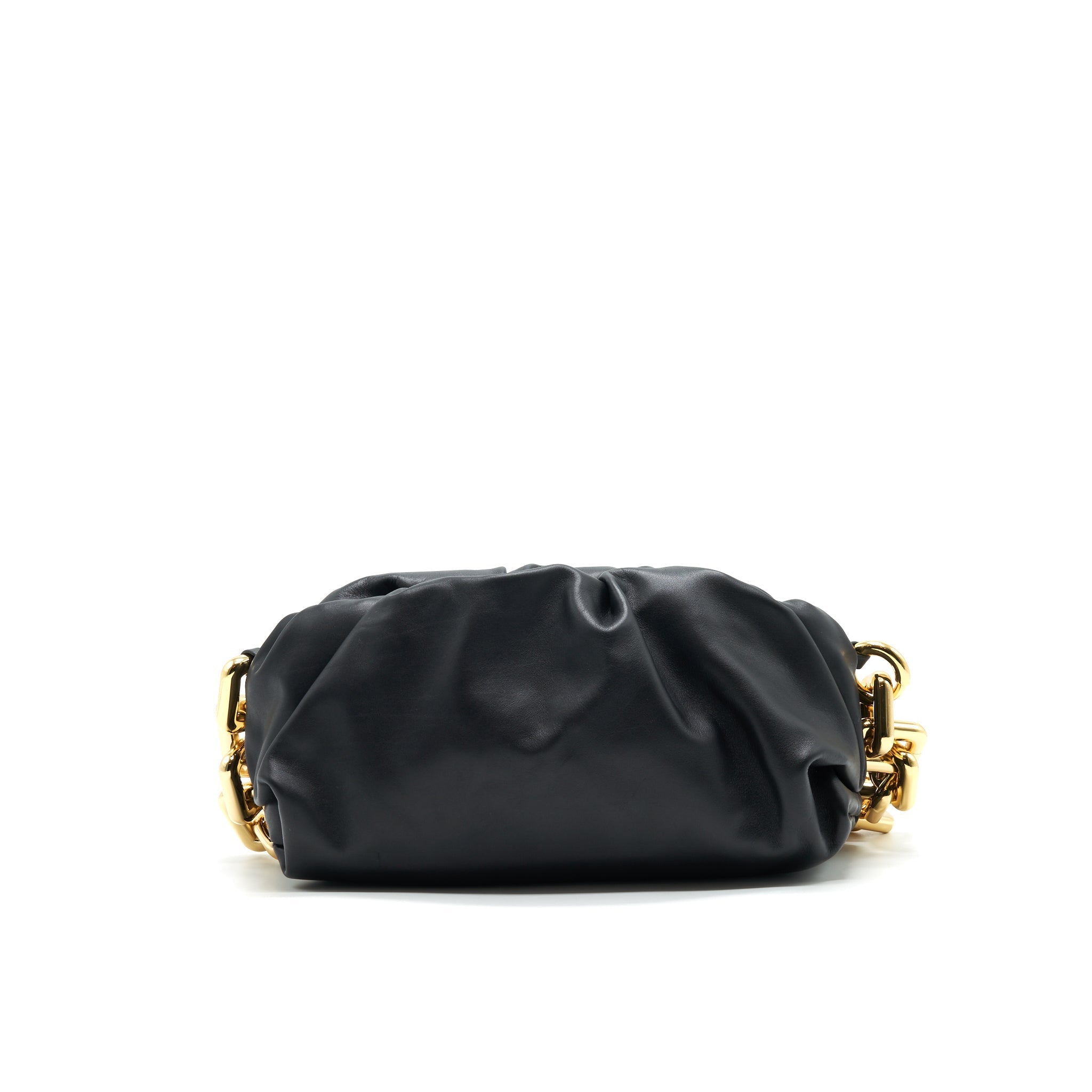 BOTTEGA VENETA CHAIN POUCH BLACK GHW