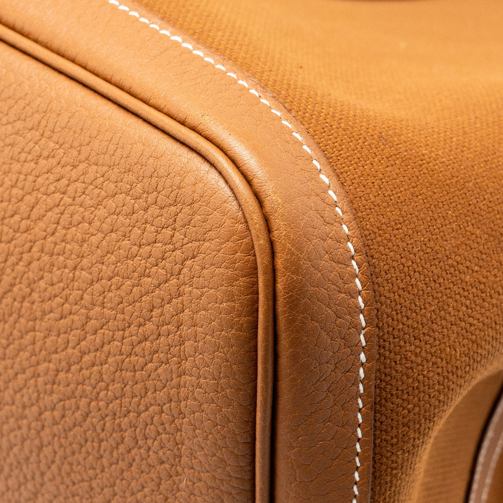 HERMES GARDEN PARTY 49 CANVAS/NEGONDA GOLD SHW