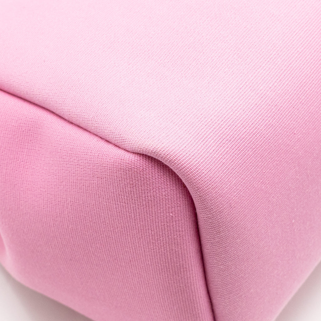 HERMES HERBAG 31 ZIP BAG CANVAS/HUNTER LEATHER PINK/CUIVRE SHW