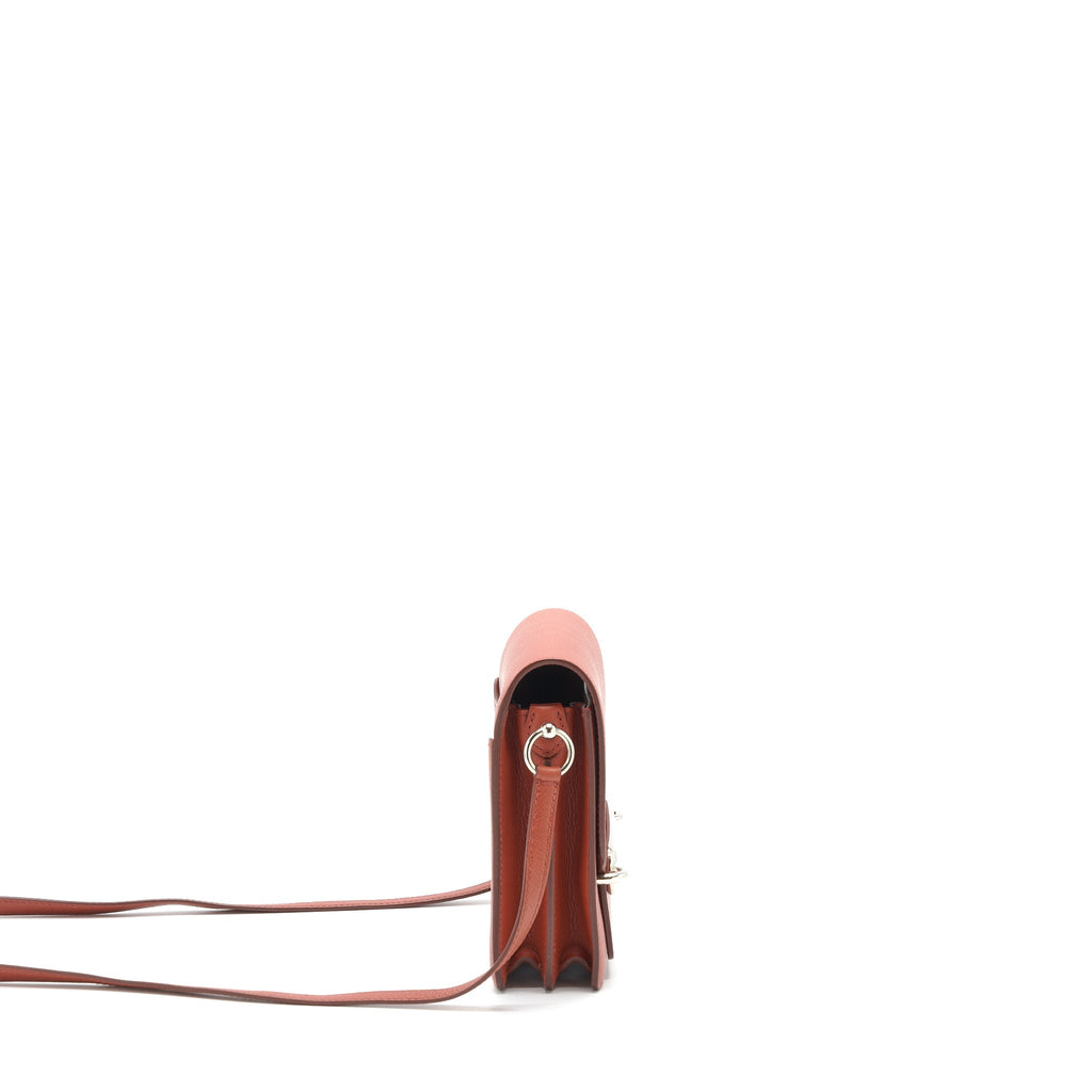 HERMES MINI ROULIS EVERCOLOR BRIQUE/CARAMEL SHW