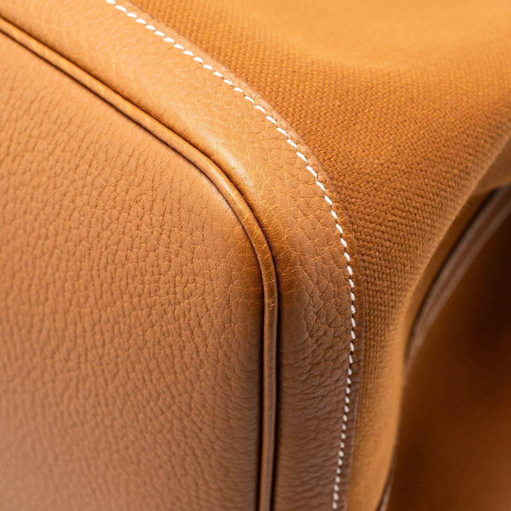 HERMES GARDEN PARTY 49 CANVAS/NEGONDA GOLD SHW