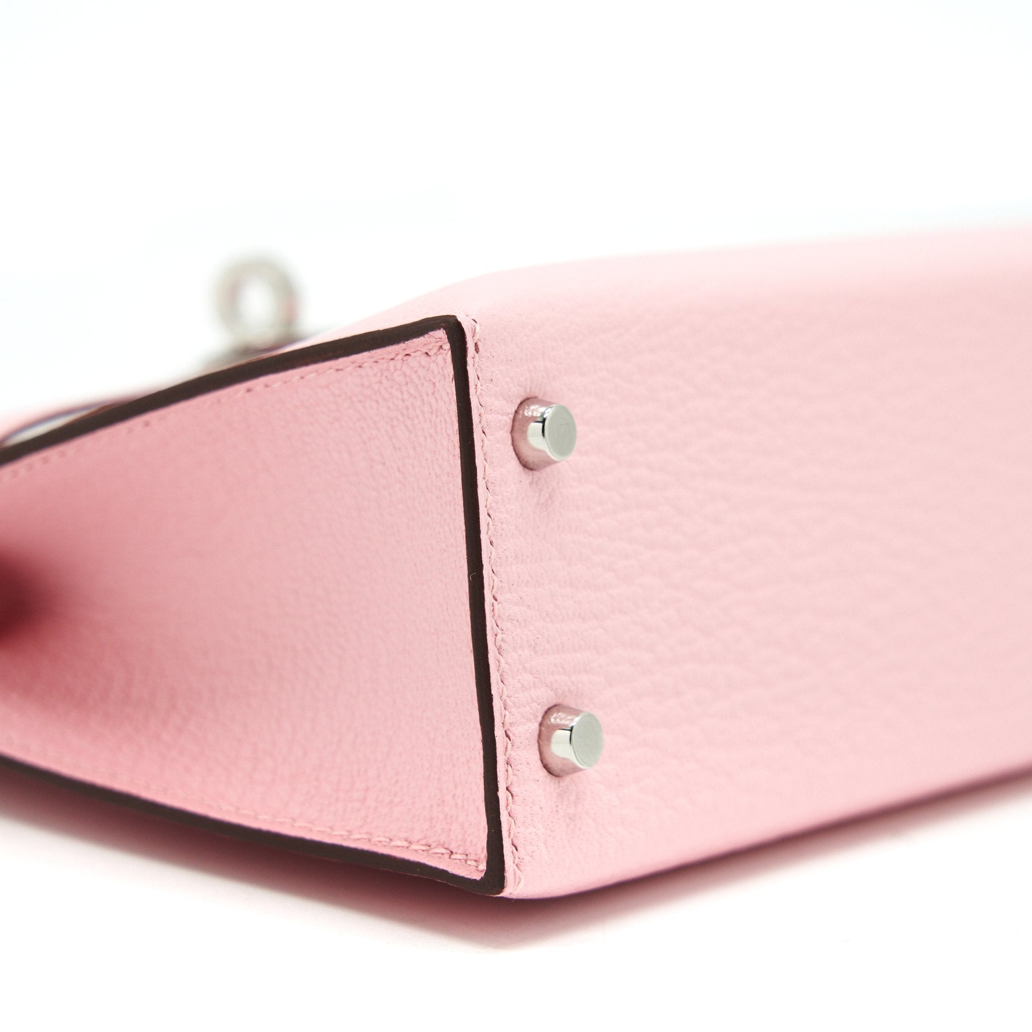 HERMES MINI KELLY Ⅱ CHEVRE 3Q ROSE SAKURA SHW