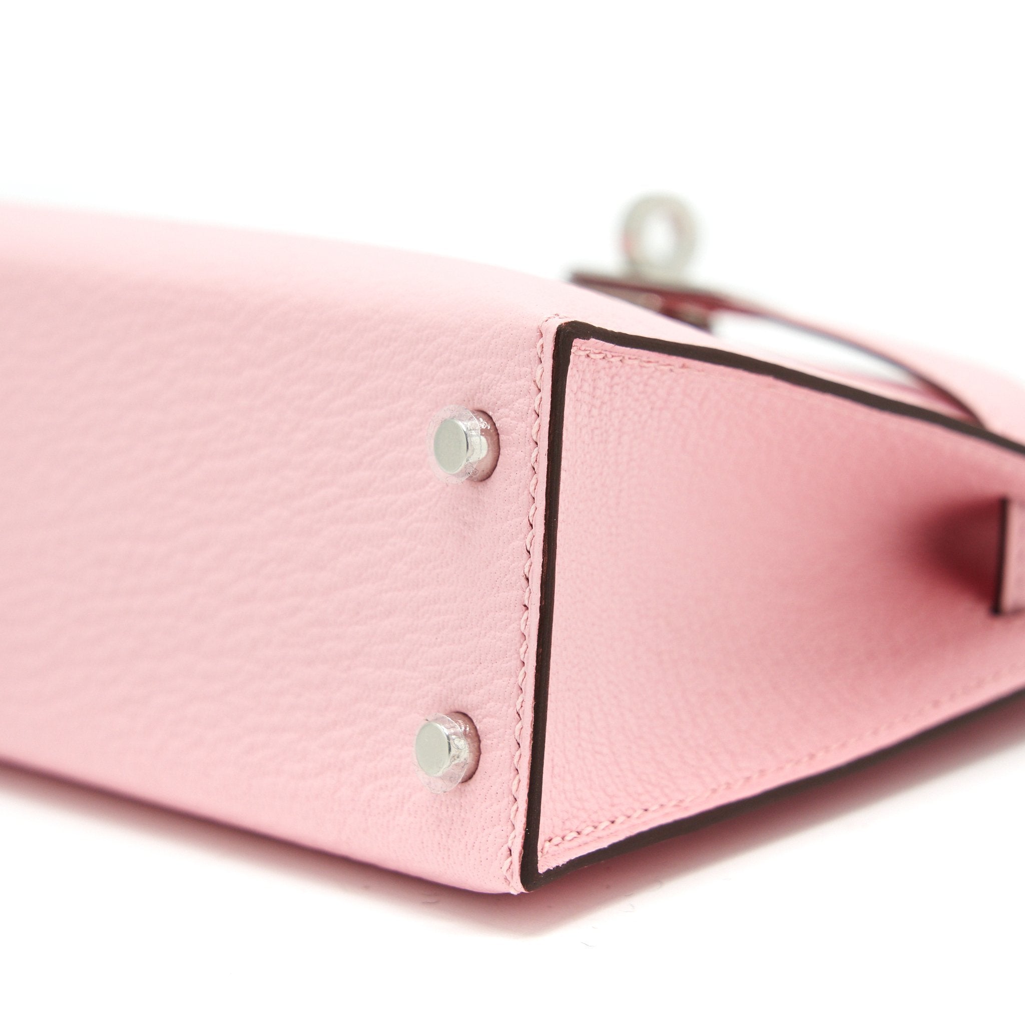 HERMES MINI KELLY Ⅱ CHEVRE 3Q ROSE SAKURA SHW