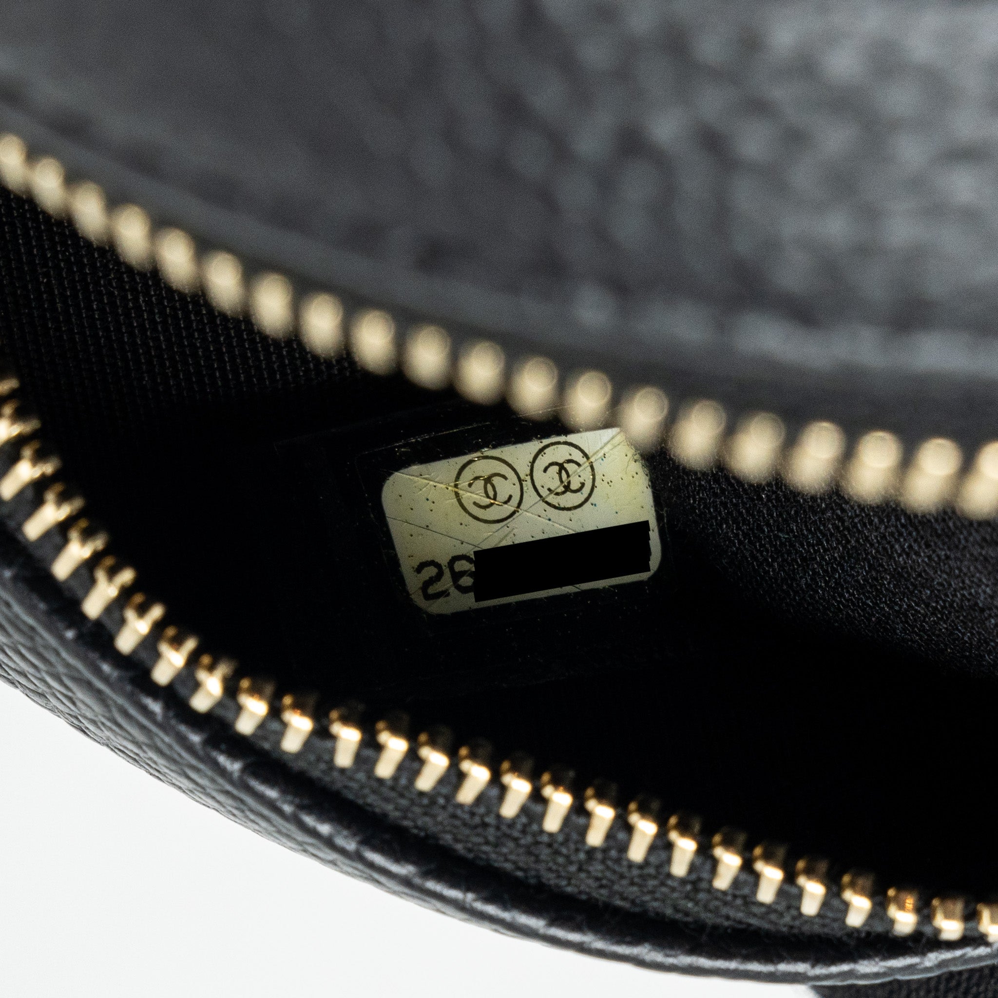 CHANEL CC FILIGREE QUILTED ROUND CROSSBODY BAG CAVIAR BLACK GHW