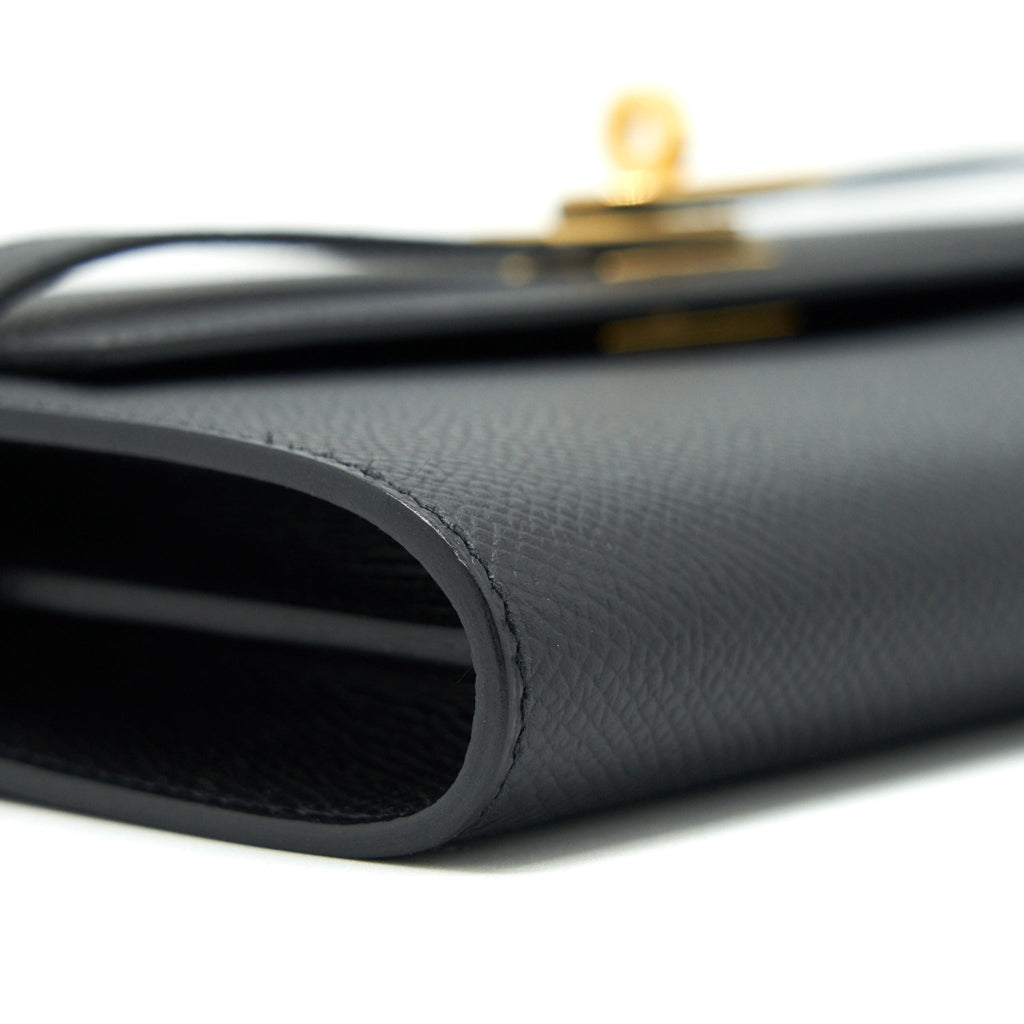 HERMES KELLY TO GO BLACK GHW