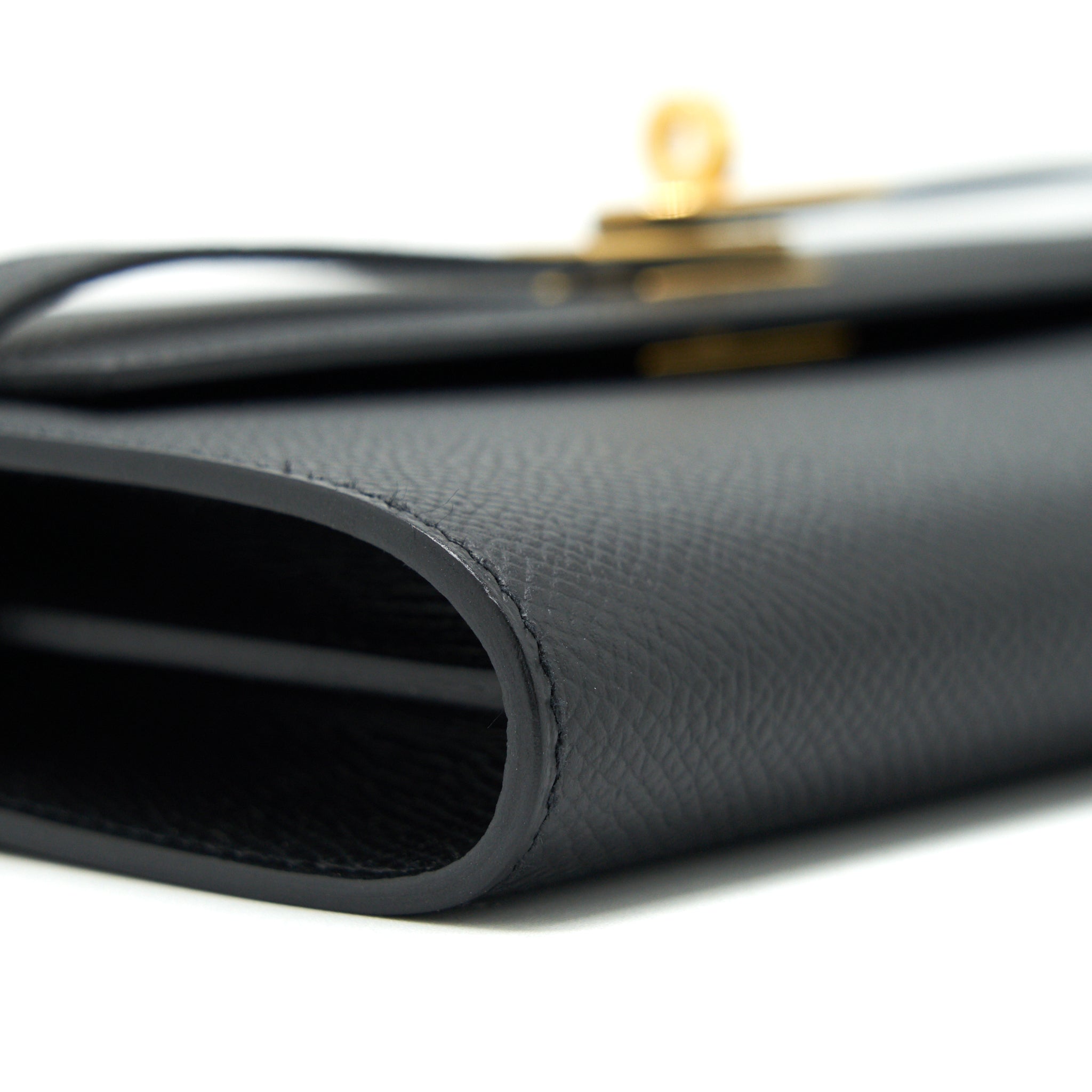 HERMES KELLY TO GO BLACK GHW